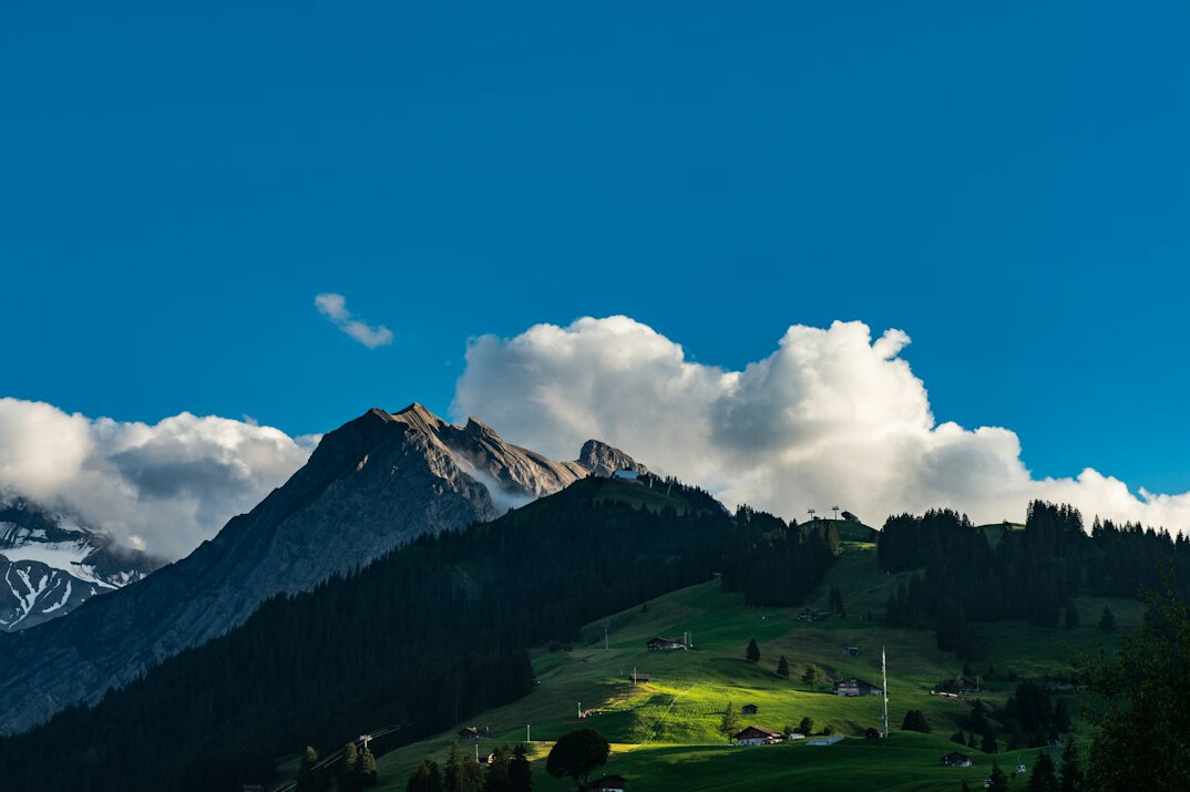 swiss mountain landscape